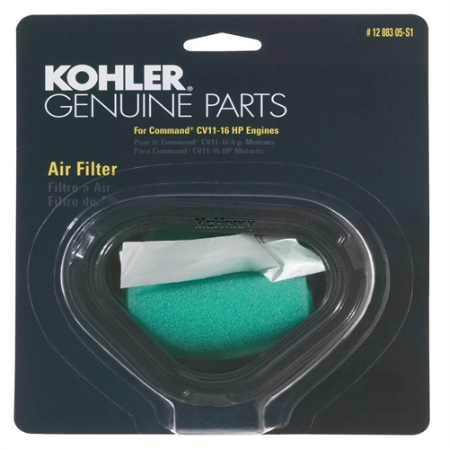 Genuine Kohler OEM D/D AIR FILTER/PRECLEANER Part# 12 883 05-S1