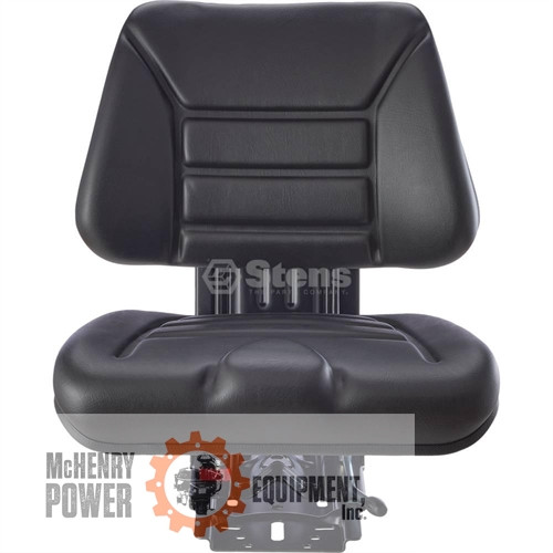 Atlantic Quality Parts Seat  Economy suspension, black, adjustable    3010-0027