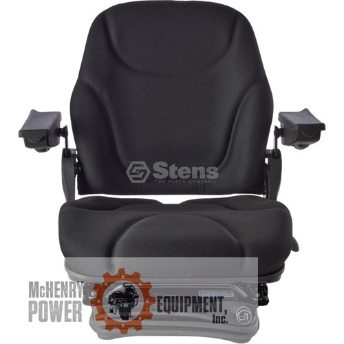 Seat  Pneumatic suspension, black cloth, adjustable    3010-0013