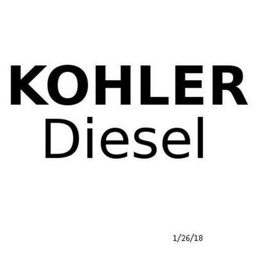 Genuine Kohler Part COV.HEAD GASK.-OR SET 2504 TCR  ED0082051350S