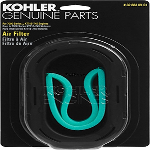 Genuine Kohler OEM D/D FILTER/PRE-CLEANER 700 SER. Part# 32 883 09-S1