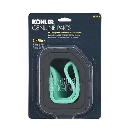 Genuine Kohler OEM D/D KIT AIR FILTER/PRE-CLEANER Part# 32 883 03-S1