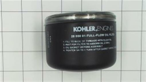 Genuine Kohler FILTER, OIL Part # 28 050 01-S