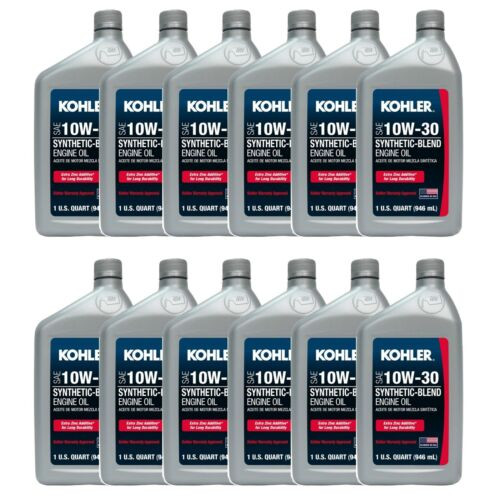 Case of Kohler Synthetic Blend Universal 10W-30 Oil - 25 357 64-S, 2535764-S, 2535764S