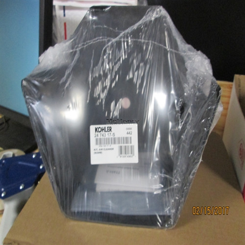 Genuine OEM Kohler KIT AIR CLEANER (WAWB) part# 24 743 17-S
