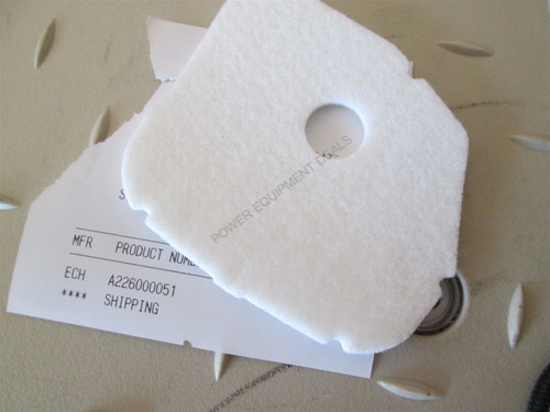 Genuine Echo / Shindaiwa AIR FILTER part # A226000510