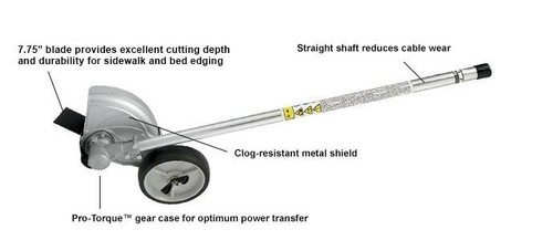 ECHO Straight Shaft Edger for PRO Attachment Series PAS 99944200475 ECHO Straight Shaft Edger for PRO Attachment Series PAS 99944200475