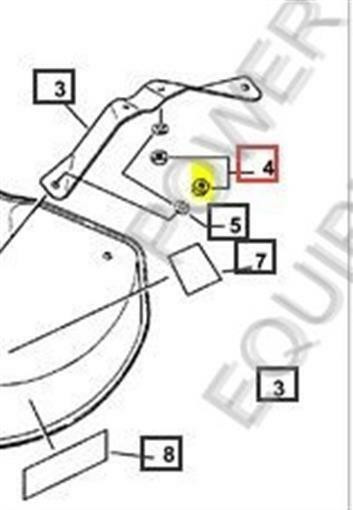 Genuine Echo / Shindaiwa NUT 6MM Part# 90050000006