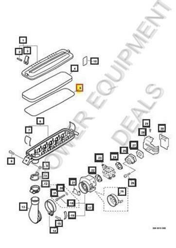 Genuine Echo FILTER, AIR Part# 13031708360
