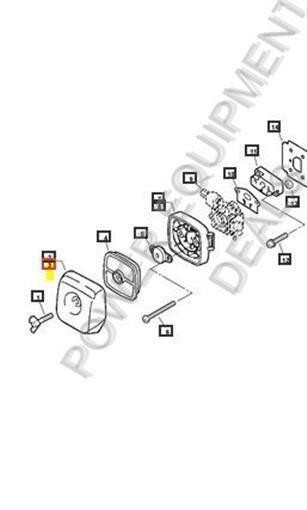 Genuine Echo / Shindaiwa LID, CLEANER, BLACK part # 13031305863