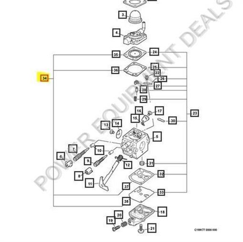 Genuine Echo / Shindaiwa GASKET/DIAPHRAGM KIT Part# 12530308360