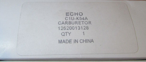 Genuine Echo / Shindaiwa CARBURETOR, C1U-K54A Part# 12520013128