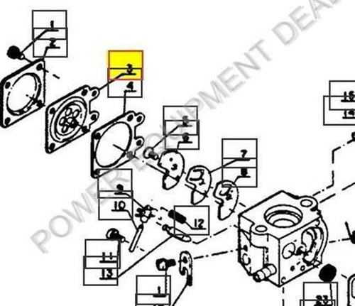 Genuine Echo DIAPHRAGM, METERING Part# 12314103930