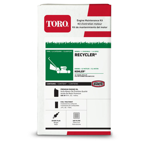 Genuine Toro MAINT KIT KOHLER XT/XTX 675 (2015/NEWER) Part# 20297