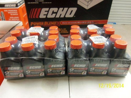 OEM Echo Shindaiwa 24 Pack  2.6 oz Bottles 2 Cycle Oil for 1 Gal Part# 6450001