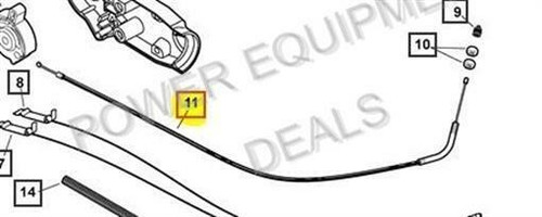 Genuine Echo / Shindaiwa CABLE, THROTTLE Part# V430000440 Genuine Echo / Shindaiwa CABLE, THROTTLE Part# V430000440