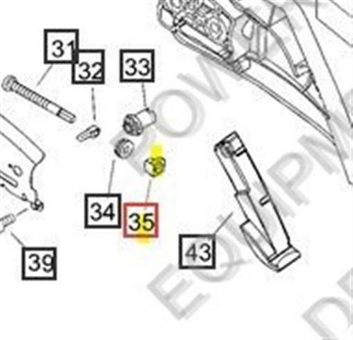 Genuine Echo / Shindaiwa COLLAR, 8 part # V355000270V355000800