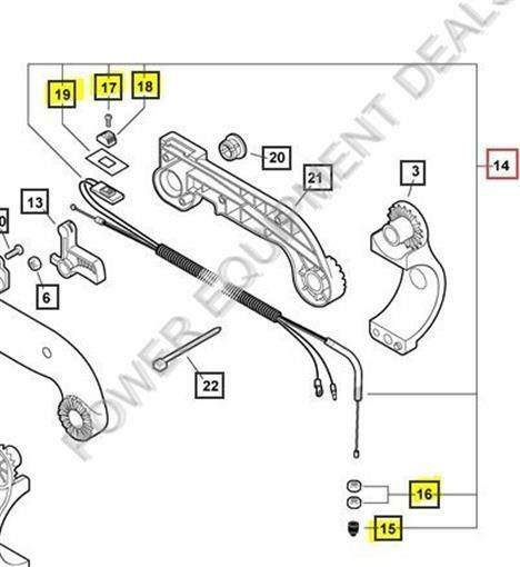 Genuine Echo / Shindaiwa THROTTLE CABLE ASSY 655/755T Part# P021015380