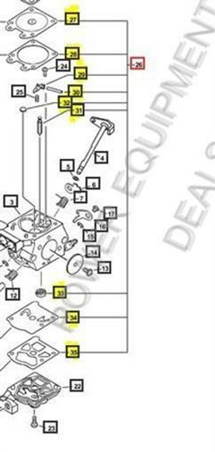 Genuine Echo / Shindaiwa REPAIR KIT Part# P003000250