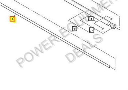 Genuine Echo / Shindaiwa SHAFT, DRIVE Part# C504000360 Genuine Echo / Shindaiwa SHAFT, DRIVE Part# C504000360