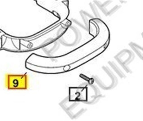 Genuine Echo HANDLE, REAR Part# C410000400 Genuine Echo HANDLE, REAR Part# C410000400