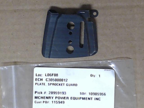 Genuine Echo / Shindaiwa PLATE, SPROCKET GUARD Part# C305000012