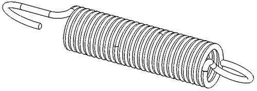 Genuine OEM Ariens Max Zoom Zero Turn Mower Spring, Extension 08300516