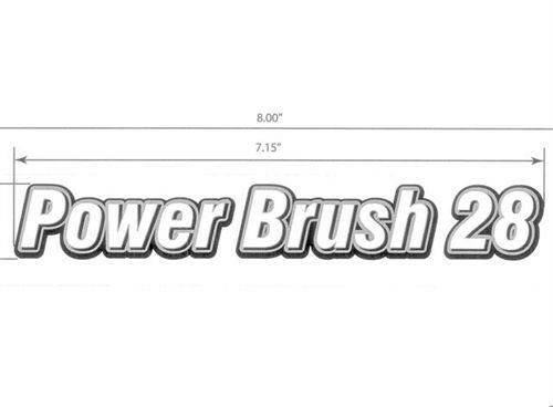 Genuine OEM Ariens Sno-Thro Decal, Power Brush 08000325