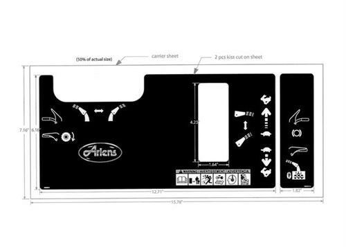 Genuine OEM Ariens Sno-Thro Decal, Control 08000011