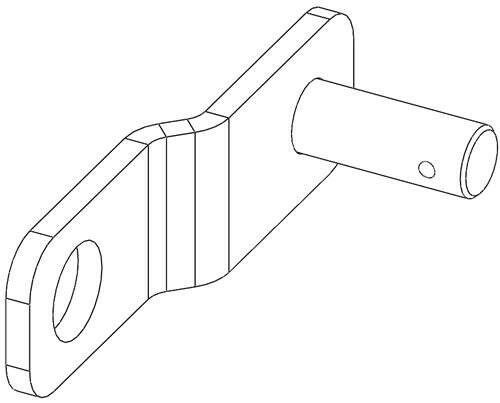 Genuine OEM Ariens Lawn Mower Weldment, Detent Arm 03759200