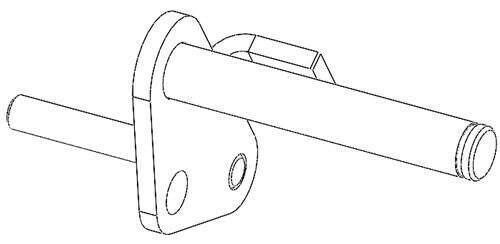 Genuine OEM Ariens Max Zoom Zero Turn Weldment, Park Brake Arm 03251100