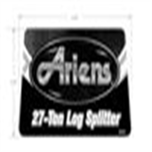 Genuine Ariens Log Splitter Decal, 27-Ton Log Splitter Part# 08000529