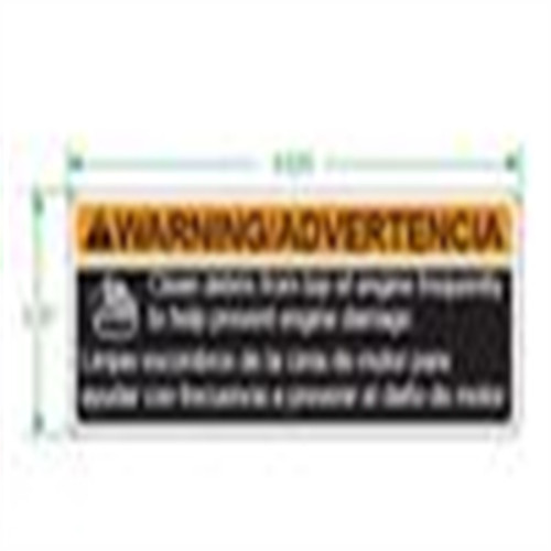 Genuine Ariens String Trimmer Decal, Trimmer Debris Warning Part# 05365300 Genuine Ariens String Trimmer Decal, Trimmer Debris Warning Part# 05365300