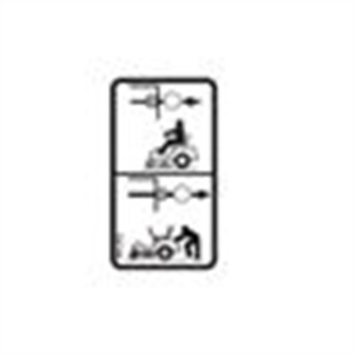 Genuine Ariens Lawn Mower Decal, Transmission Disconnect Part# 03271900