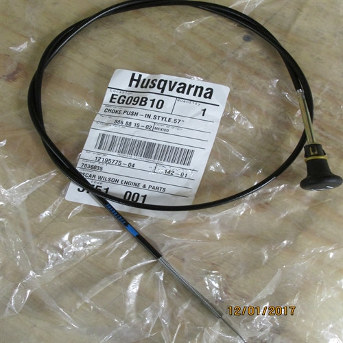 AYP Sears Husqvarna Jonsered OEM CHOKE PUSH IN STYLE 57'  part# 586881502