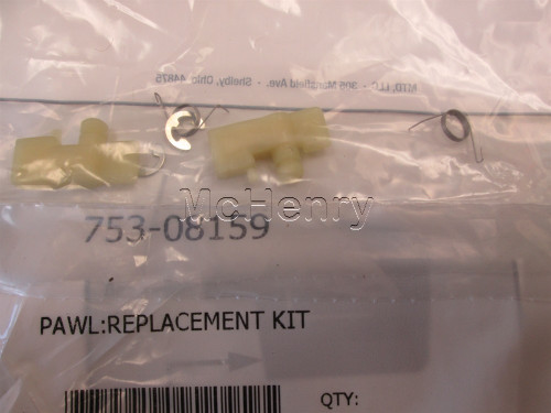 Genuine MTD  KIT: PAWL REPLACE Part # 753-08159