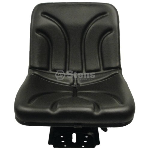 Seat For Compact suspension, black vinyl, adjustable