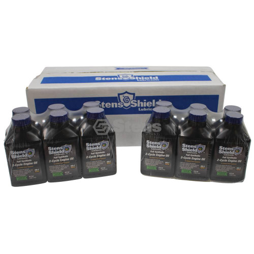 2-Cycle Engine Oil For 50:1 Full Synthetic, Twenty-four 6.4 oz. bottles
