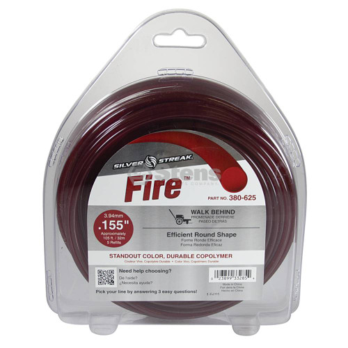 Fire Trimmer Line  .155 1 lb. Donut Part # 380-625