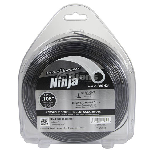 Ninja Trimmer Line  .105 1 lb. Donut Part # 380-424