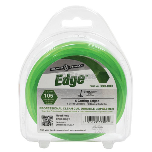 Edge Trimmer Line  .105 30' Clam Shell Part # 380-803