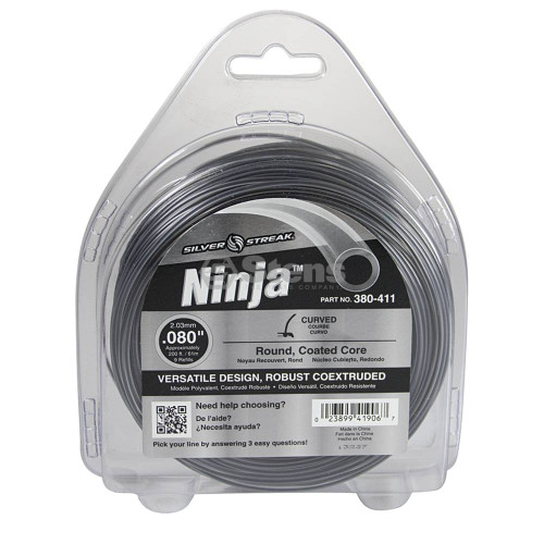 Ninja Trimmer Line  .080 1/2 lb. Donut Part # 380-411