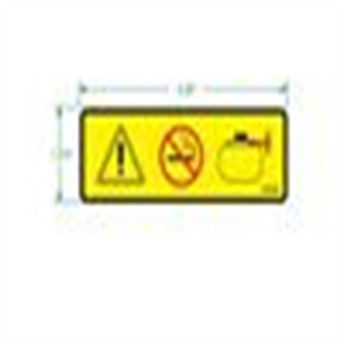 Genuine Ariens Lawn Mower Decal, Fuel Warning Part# 07800536