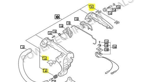 Genuine Echo / Shindaiwa REAR HANDLE KIT, CS-271 Part# P021001965