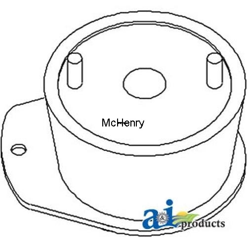 NEW SPRING SEAT RUBBER for CASE INTL. HARVESTER 380712R1 380712R1