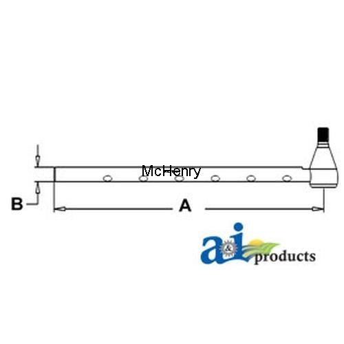 NEW TIE ROD (LH) for CASE INTL. HARVESTER 1332805C2 3116406R3