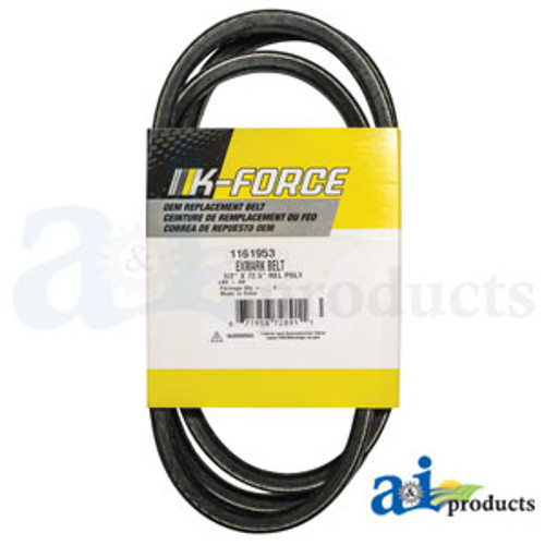 Replacement A&I  EXMARK BELT for Pump Drive Part# 1161953