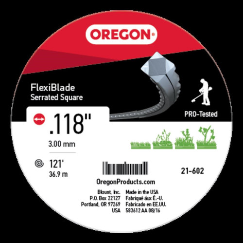 Genuine Oregon  Flexiblade, Serrated, .118in., 121 ft. Part# 21-602