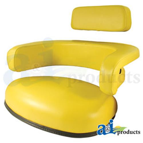 NEW 3PC CUSHION SET YELLOW for John Deere TY26545 TY26545