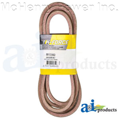 Replacement A&I  JOHN DEERE BELT for Deck 62" Part# M172963